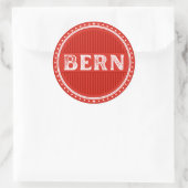 Bern City Pride Emblem – Swiss Identity ラウンドシール (バッグ)