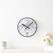 Bern Clock City Line Art ラウンド壁時計 (ホーム)