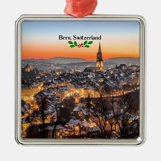Bern, Switzerland メタルオーナメント (正面)