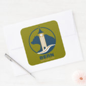 Bern Switzerland Europe スクエアシール (封筒)