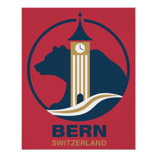 Bern Switzerland Europe ポスター (正面)