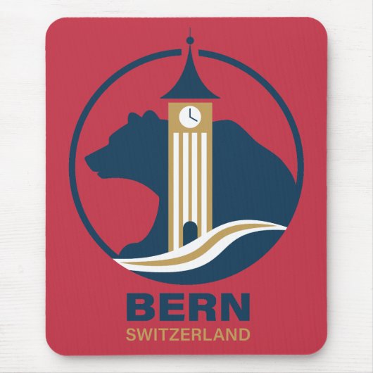 Bern Switzerland Europe マウスパッド (正面)