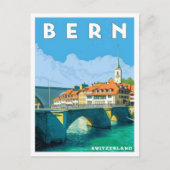 Bern Switzerland Vintage Travel  ポストカード (正面)