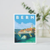 Bern Switzerland Vintage Travel  ポストカード (スタンド正面)