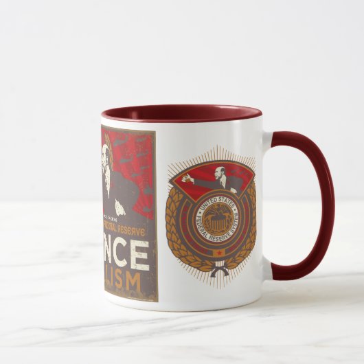 Bernankeの財政社会主義のマグ マグカップ (右)