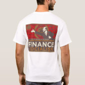 Bernankeの財政社会主義のワイシャツ Tシャツ (裏面)