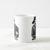 Bernanke -金ゴールドはお金ではないです コーヒーマグカップ (中央)