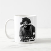 Bernanke -金ゴールドはお金ではないです コーヒーマグカップ (左)