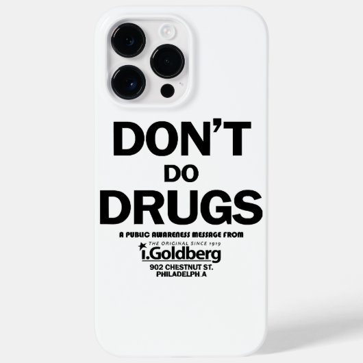 Bernard Summerが着用していたDon't Do Drugs Case-Mate iPhoneケース (裏面)