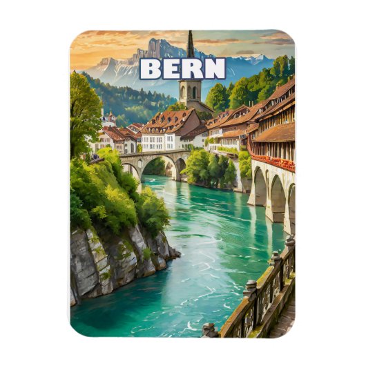 Berne, perle helvétique マグネット (縦)