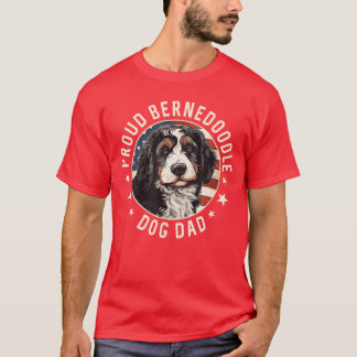 Bernedle American Flag Patriotic Proud Bernedle Da Tシャツ