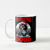 Bernedoodle Christmas Dog Breed The Christmas Dood コーヒーマグカップ (左)