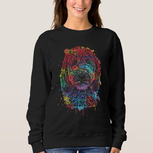 Bernedoodle Dog Bernedoodle スウェットシャツ (正面)