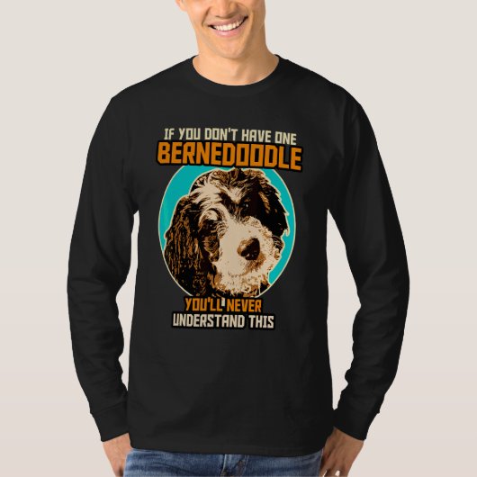 Bernedoodle Dog  Bernedoodle 4 Tシャツ (正面)