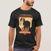 Bernedoodle Dog Bernedoodle 4 Tシャツ (正面)