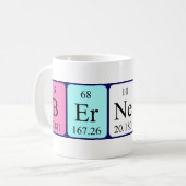 Berneice定期テーブル名mag コーヒーマグカップ (正面左)