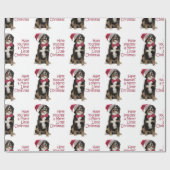 Bernerのクリスマスの包装紙 ラッピングペーパー (フラット)