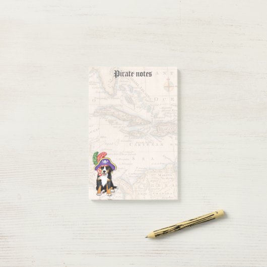 Bernerの海賊 ポストイット (デスク上)