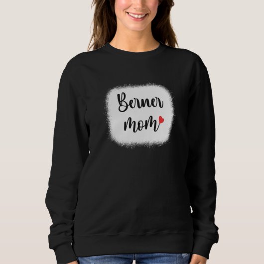 Berner Dog Mom Womens Bernese Mountain スウェットシャツ (正面)