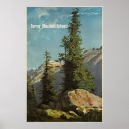 Berner Oberland, Schweiz, Travel Skiポスター ポスター