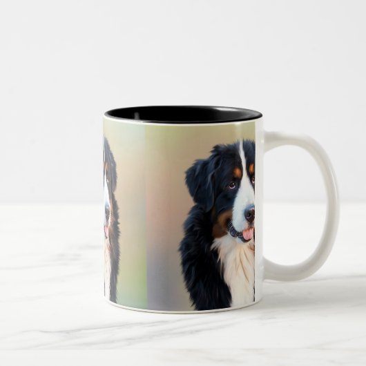 Berner Sennenhund ツートーンマグカップ (右)