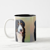 Berner Sennenhund ツートーンマグカップ (左)