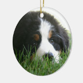 Berneseの子犬 セラミックオーナメント (左)