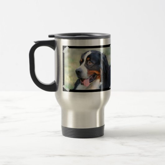 Bernese山の子犬のタンブラー トラベルマグ (左)