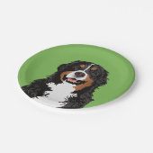 BERNESE山親のためのバーニーズ・マウンテン・ドッグ ペーパープレート (アングル)