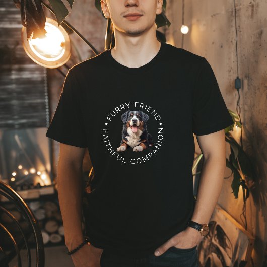 Bernese Bliss: Furry Friend Faithful Companion Tee Tシャツ