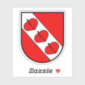 Bernese Jura district coat of arms, Switzerland シール (シート)