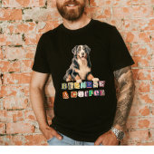 Bernese Lovers, Bernese Mountain Dog Retro T-Shirt Tシャツ
