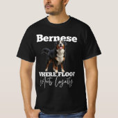 Bernese Lovers, Bernese Mountain Dog T-Shirt Tシャツ (正面)
