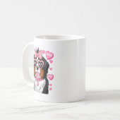 Bernese Mountain Coquette Dog Pet Lover Owner  コーヒーマグカップ (正面左)