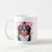 Bernese Mountain Coquette Dog Pet Lover Owner  コーヒーマグカップ (左)