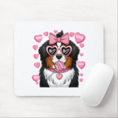Bernese Mountain Coquette Dog Pet Lover Owner マウスパッド (マウス)