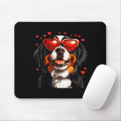 Bernese Mountain Cute Berner Dog Lover Valentines  マウスパッド (マウス)