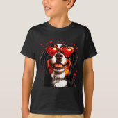 Bernese Mountain Cute Berner Dog Lover Valentines  Tシャツ (正面)