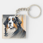 Bernese Mountain Dog キーホルダー (裏面)