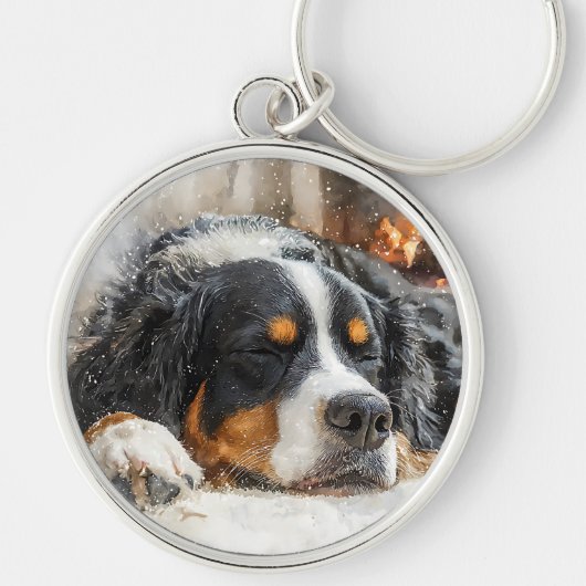 Bernese Mountain Dog キーホルダー (正面)