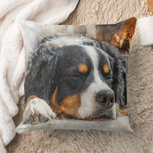 Bernese Mountain Dog クッション (ブランケット)