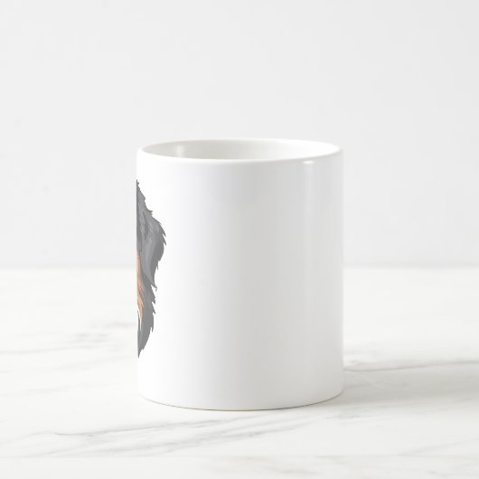 Bernese Mountain Dog コーヒーマグカップ (中央)