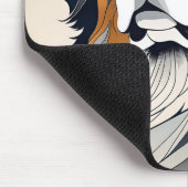 Bernese Mountain Dog マウスパッド (コーナー)