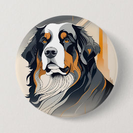 Bernese Mountain Dog 缶バッジ
