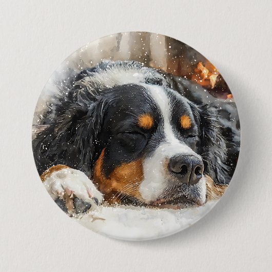 Bernese Mountain Dog 缶バッジ (正面)