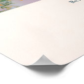 Bernese Mountain Dog Art Print Monet Style Floral ポスター (角)