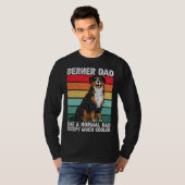 Bernese Mountain Dog Berner Dad Tシャツ (正面フル)