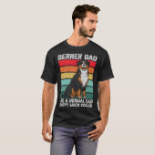 Bernese Mountain Dog Berner Dad Tシャツ (正面フル)