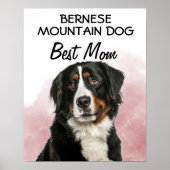 Bernese Mountain Dog Best Mom  ポスター (正面)