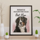 Bernese Mountain Dog Best Mom ポスター